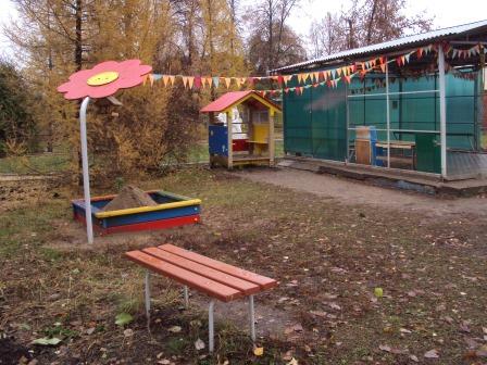 Участок детского сада